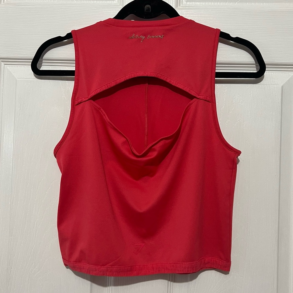 💗 Gymshark x Whitney Simmons - Cyber Red‎ Tank Top - Picture 6 of 8